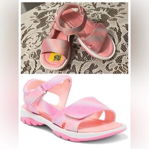 Harper Canyon Pink Sandals for Kids with Soft Straps